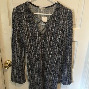 Charlotte Russe Tight Long-Sleeve Dress